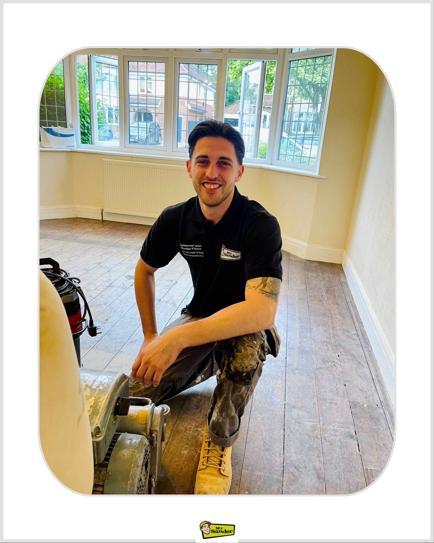 Happy partner of Mr Sander Team, smiling ...truly