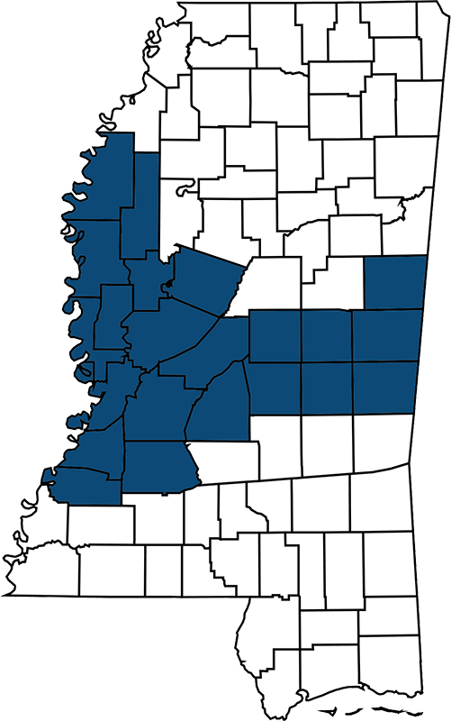 Mississippi  Map