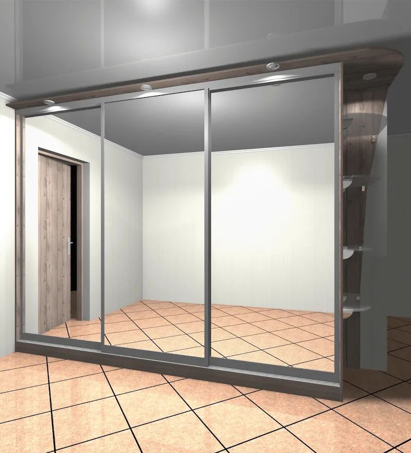 Sliding Mirror Wardrobe Door — Wardrobe Doors in Taminda, NSW