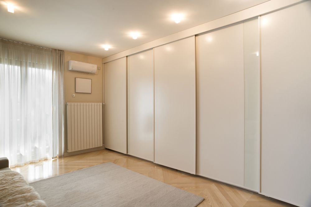 A White Sliding Wardrobe Doors
