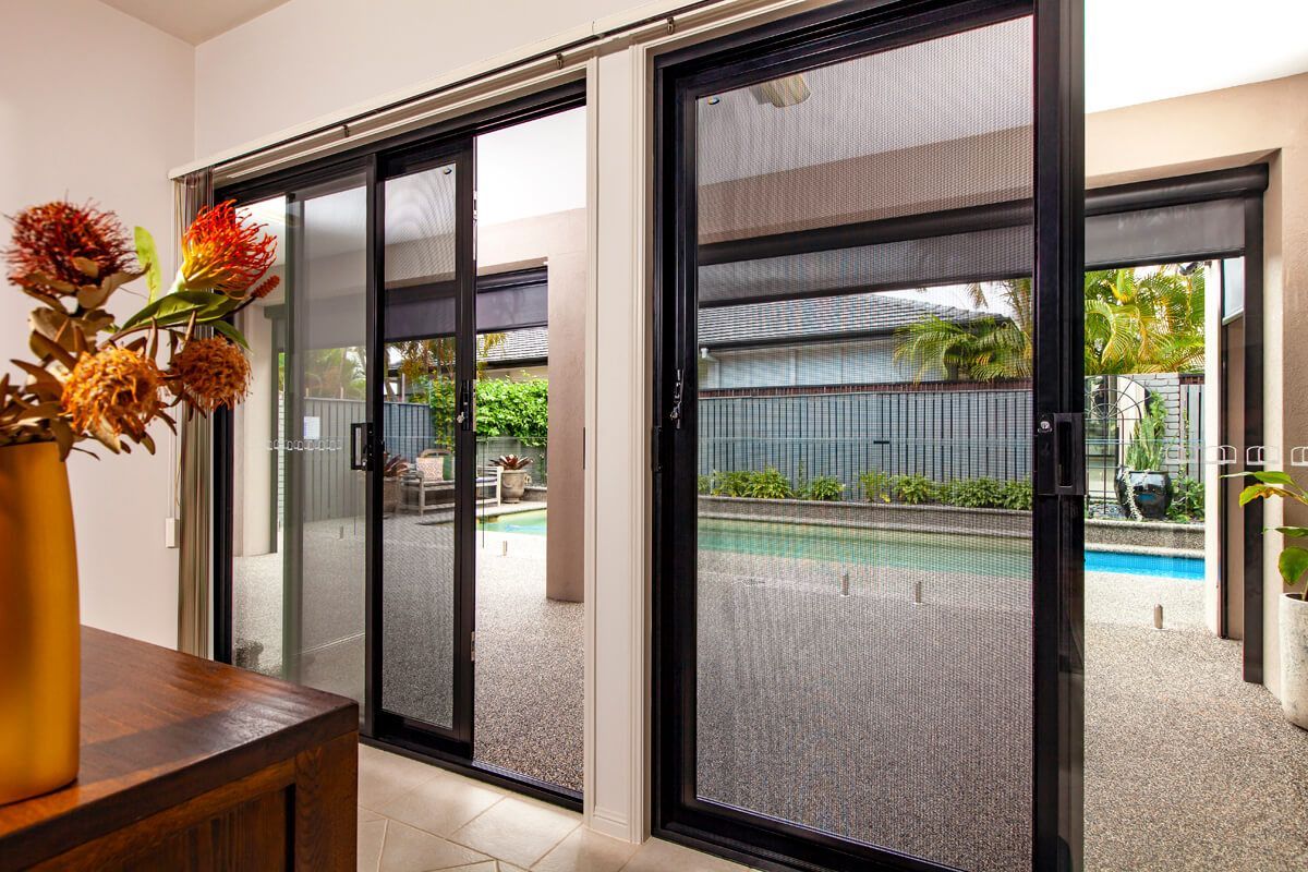 Residential Sliding Door With Security Screens Door — Crimsafe in Taminda, NSW