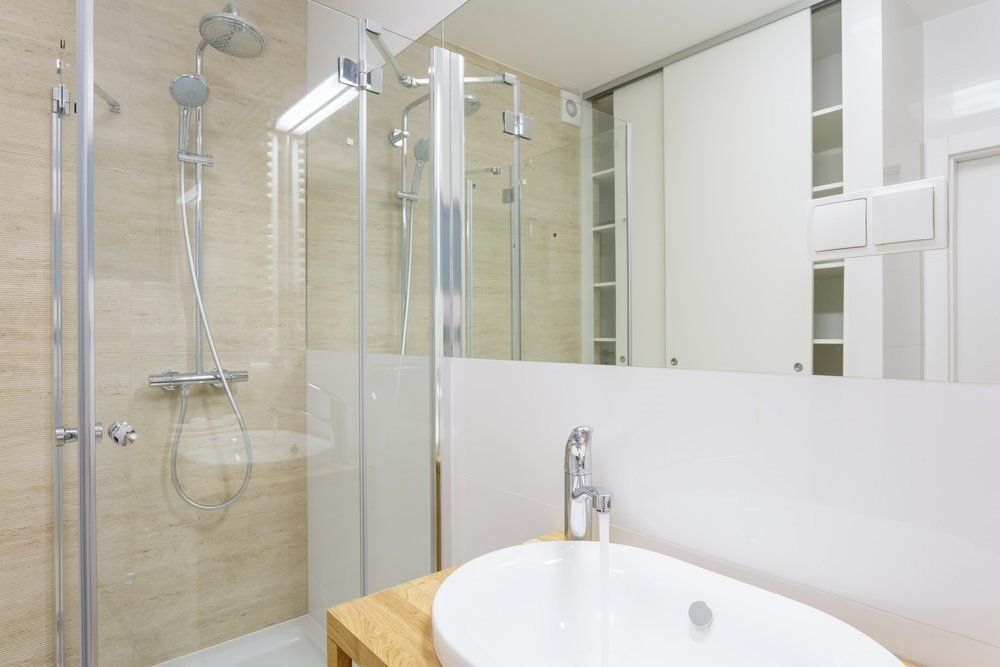 Glass Shower Door — Glass Repairs & Installations in Taminda, NSW