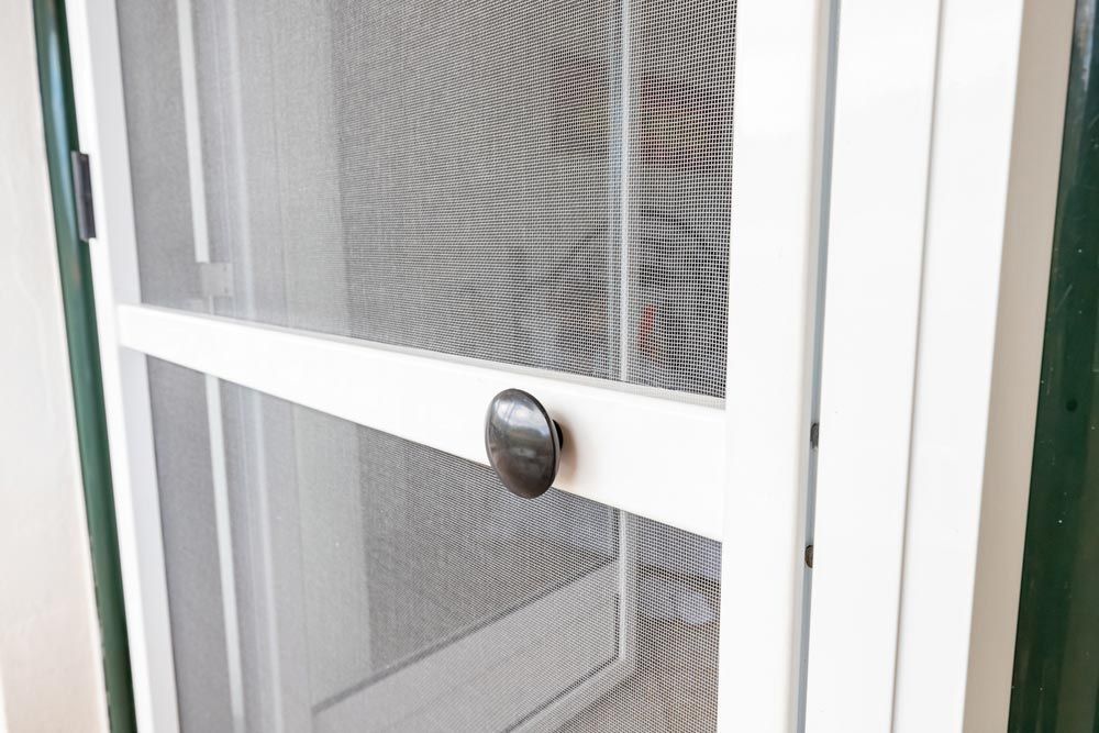 White Screen Door