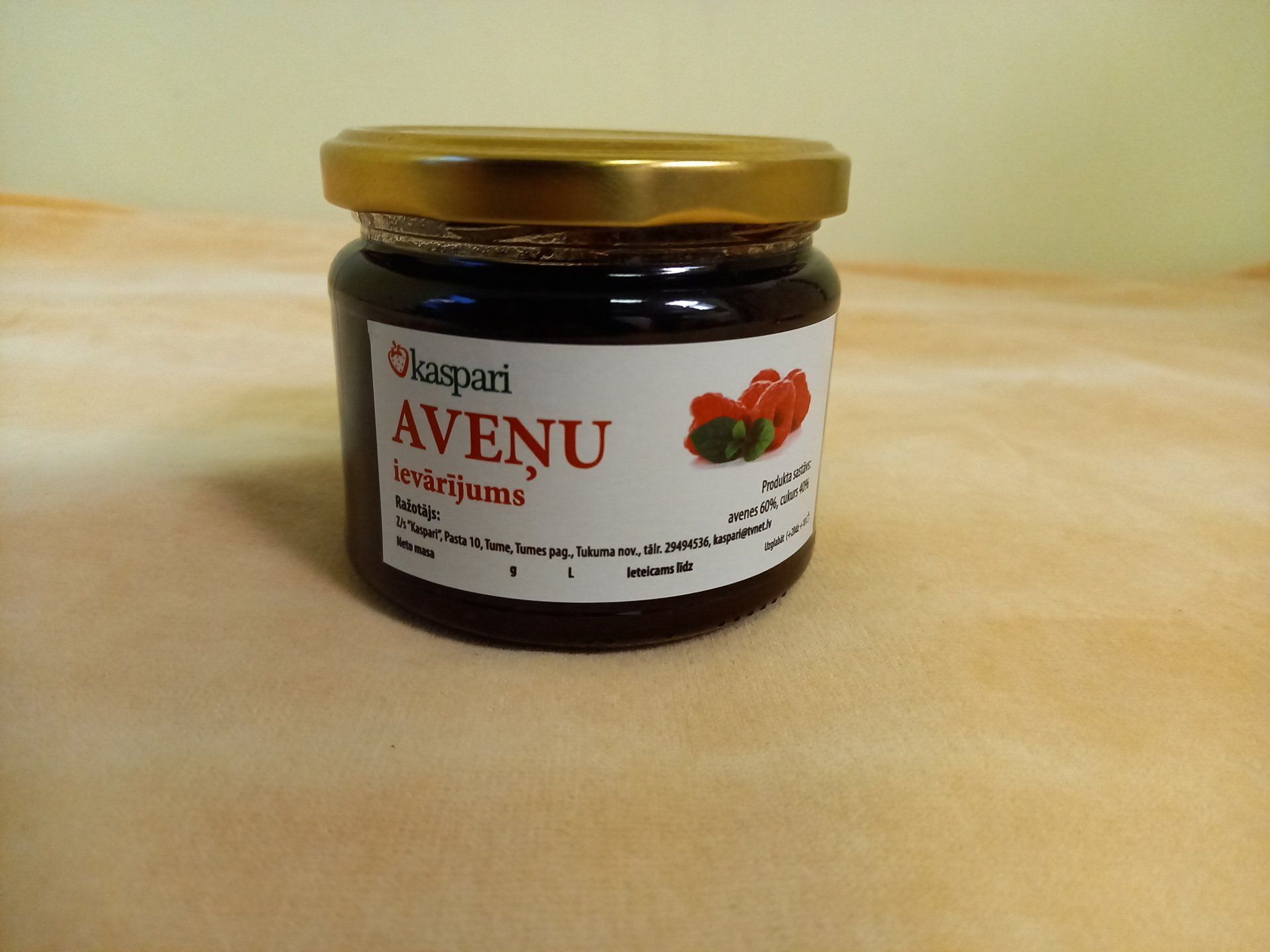 Aveņu ievārījums, ievārījums, ievārījumi, Tukums, Tume, dāvana, vasara, ziema,=