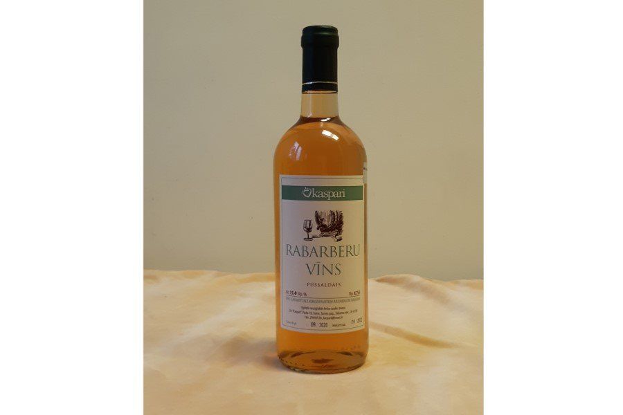 Rabarberu pussaldais vīns, rabarberi, rabarbers, vīns, vīni, kur pirkt vīnu, salds vīns, garšīgs vīns, biovīns, zemnieku saimniecība