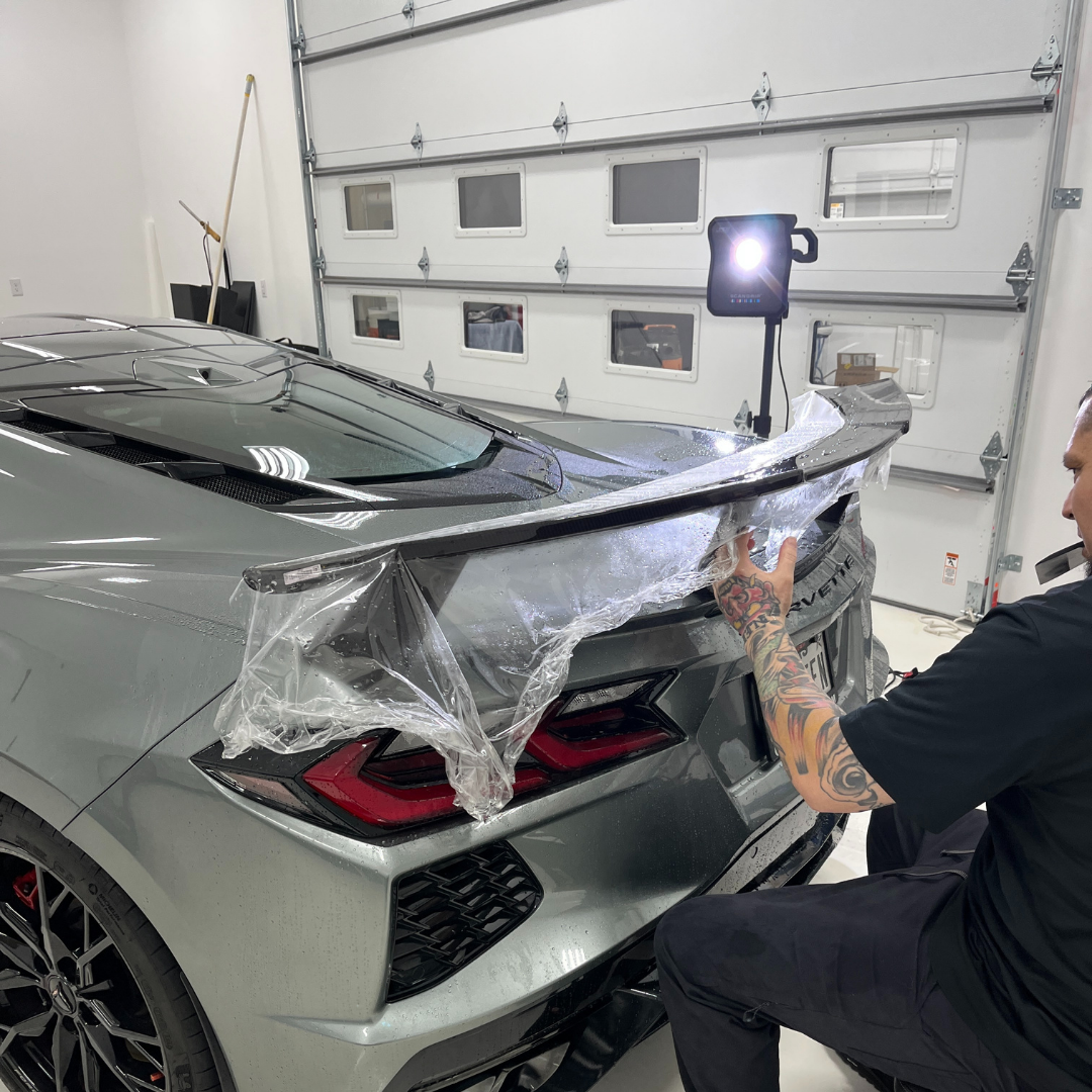 Applying Window Tint