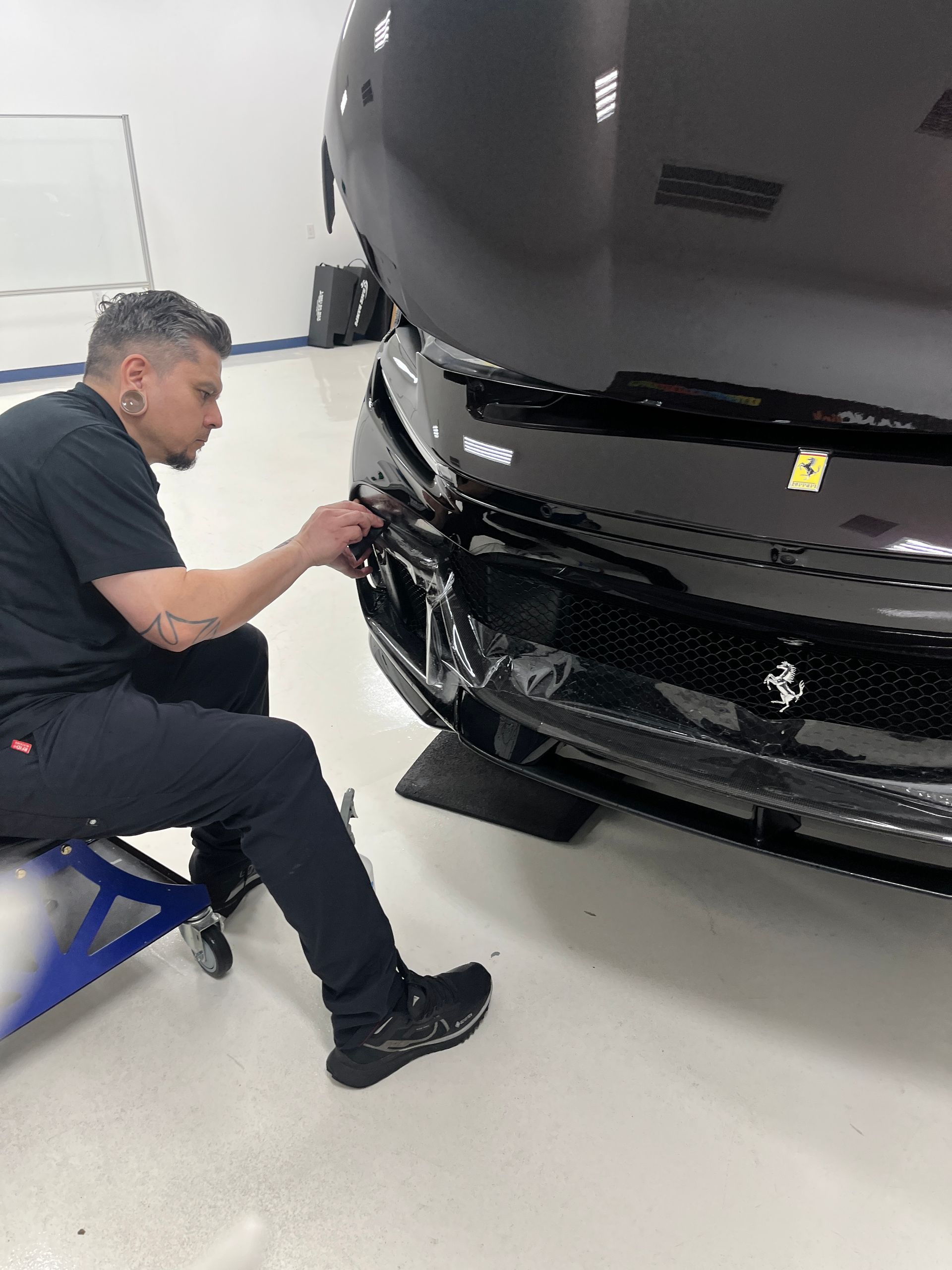Applying PPF to Cadillac CT4