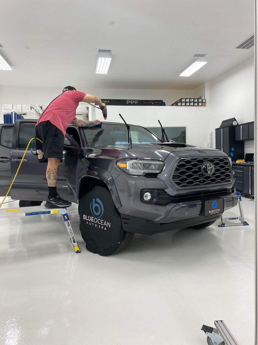 Applying Window Tint