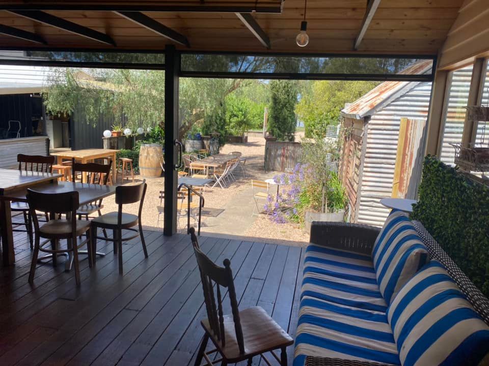 Wooden Tables And Chairs At 321 Cafe — 321 Cafe in Learmonth, VIC