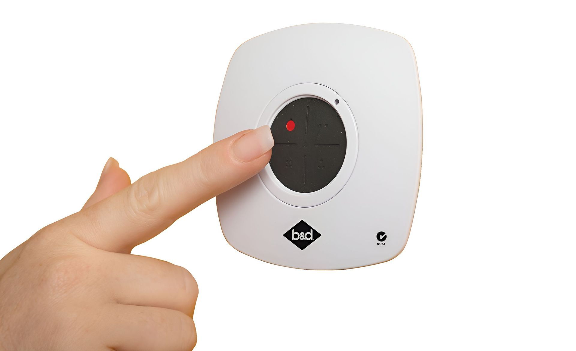 A Person is Pressing a Button With Their Finger β South Burnett Garage Doors In Kingaroy, QLD