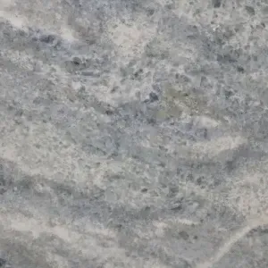 Blue-grey stone surface with swirling patterns and speckled texture.