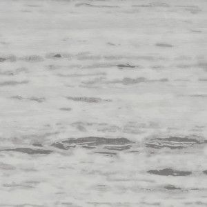 White and gray marble-patterned surface with horizontal streaks.