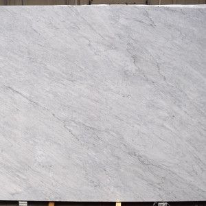 Light gray marble slab with subtle veining.