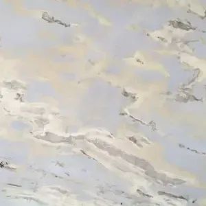 Abstract marble pattern with blue-gray and beige tones.