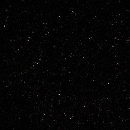 Black granite with sparkling flecks.