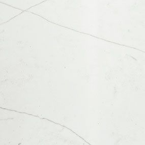 White marble surface with gray veining.