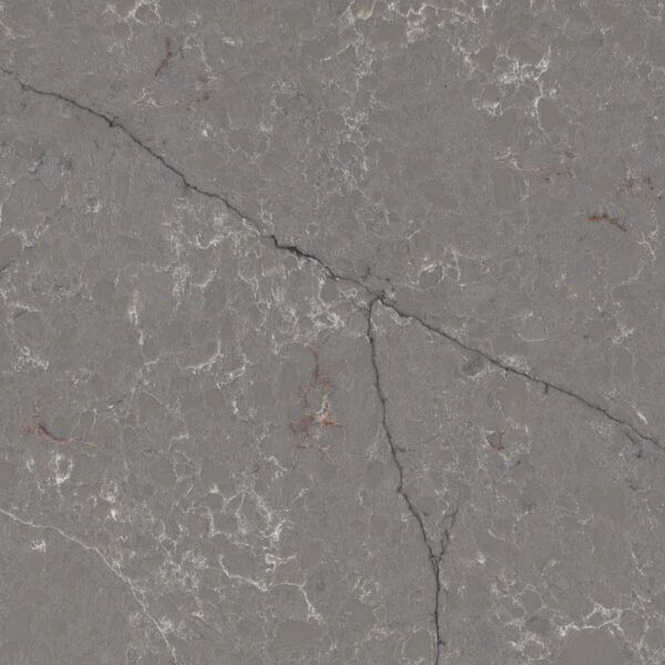 Gray stone surface with white veining and a dark diagonal crack.