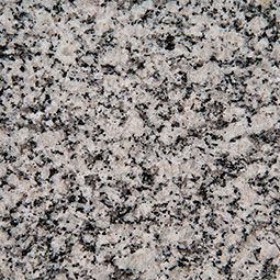 Gray granite with speckled black and white pattern.