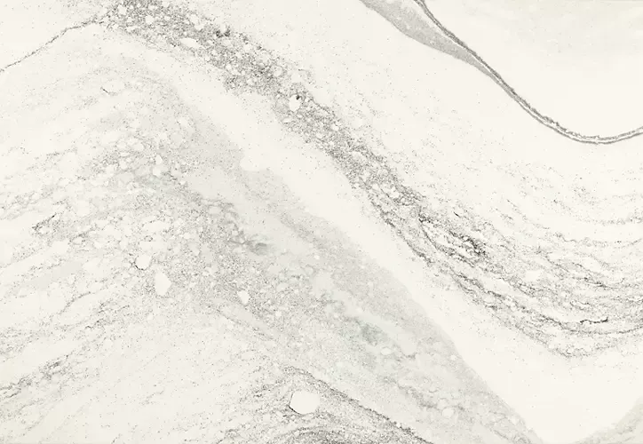 White and gray marble pattern with flowing lines and textures.