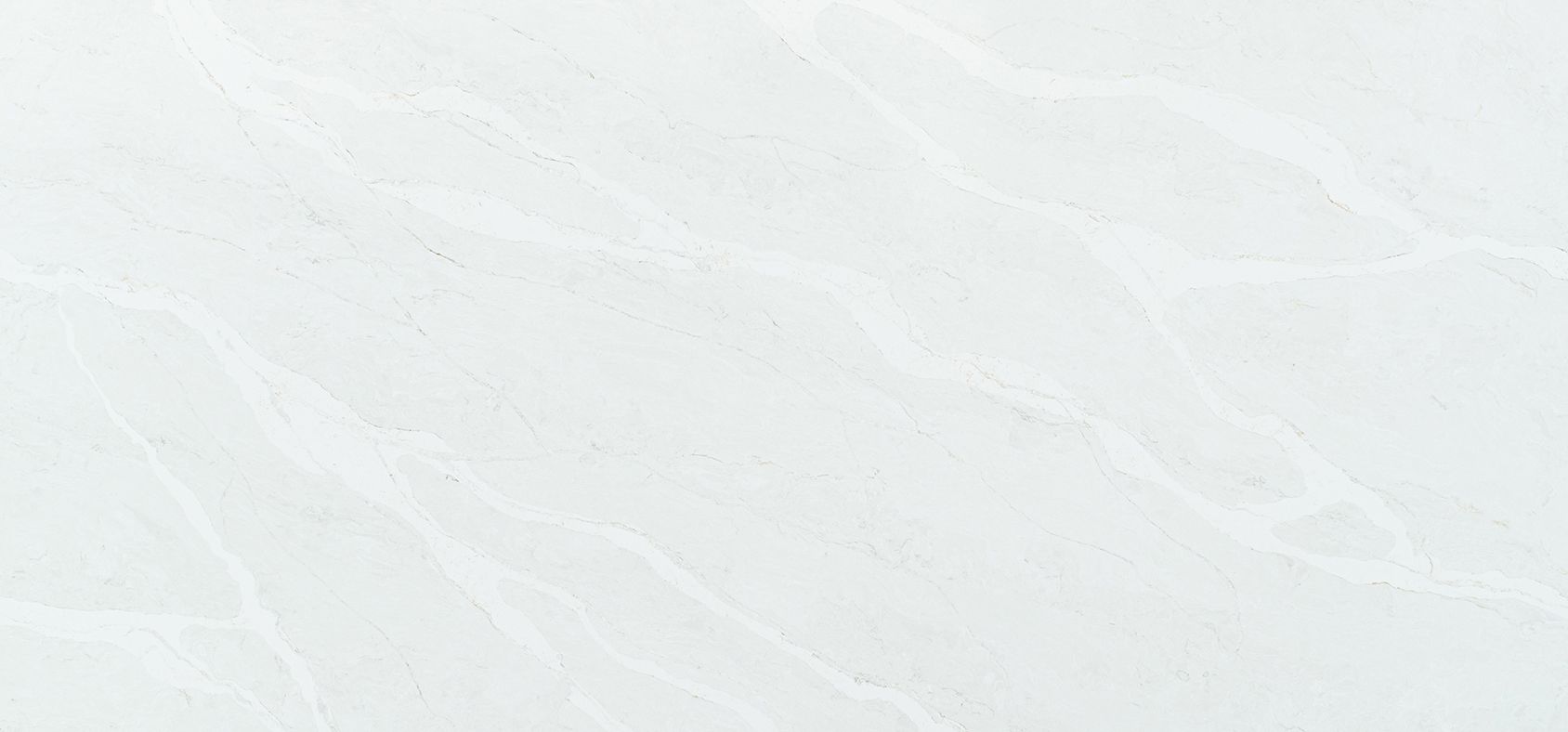 White marble surface with subtle veining.