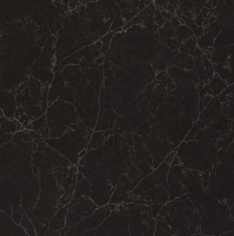 Dark gray stone with thin white veining.