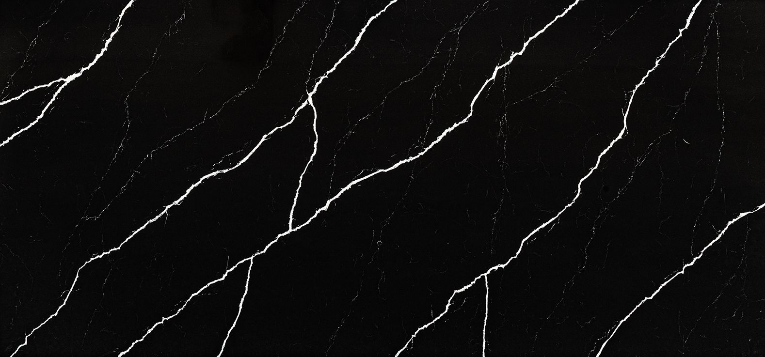 Black marble slab with white veining.