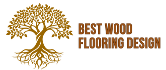The logo for best wood flooring design shows a tree with roots.