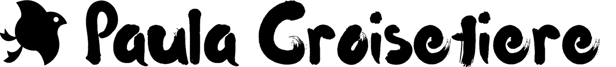 Paula Croisetier text logo with chidori