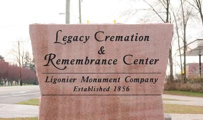 Signage at Legacy Cremation & Remembrance Center Ligonier, IN