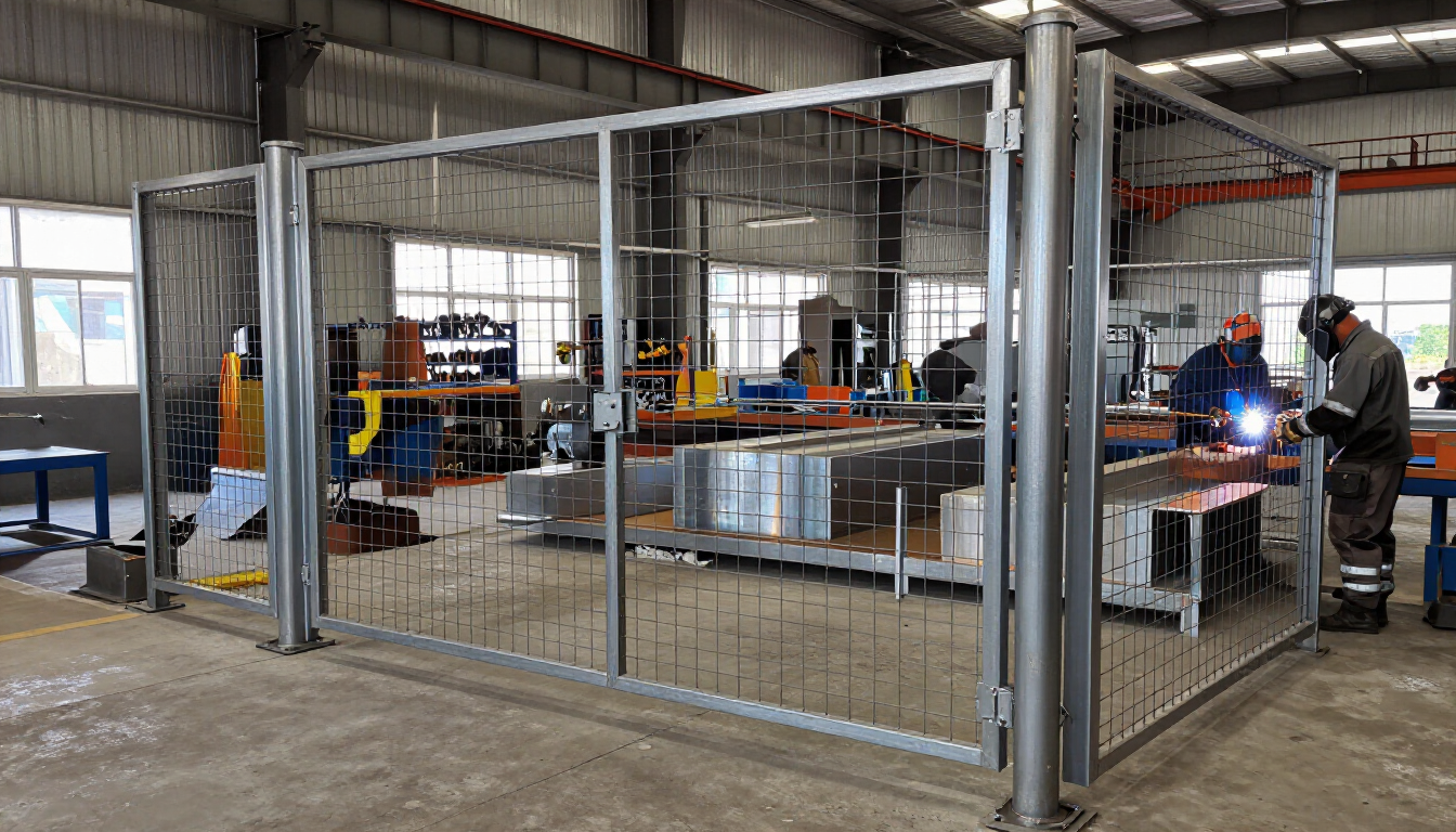 Proyecto industrial de herrería para acceso perimetral