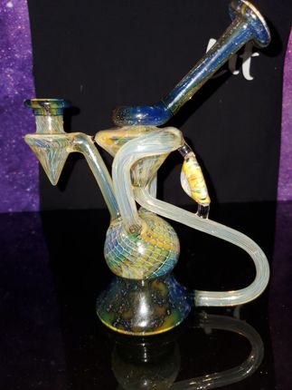 Jacob Phillips Crushed Opal Space Tech Recycler with fumicello and flower disk