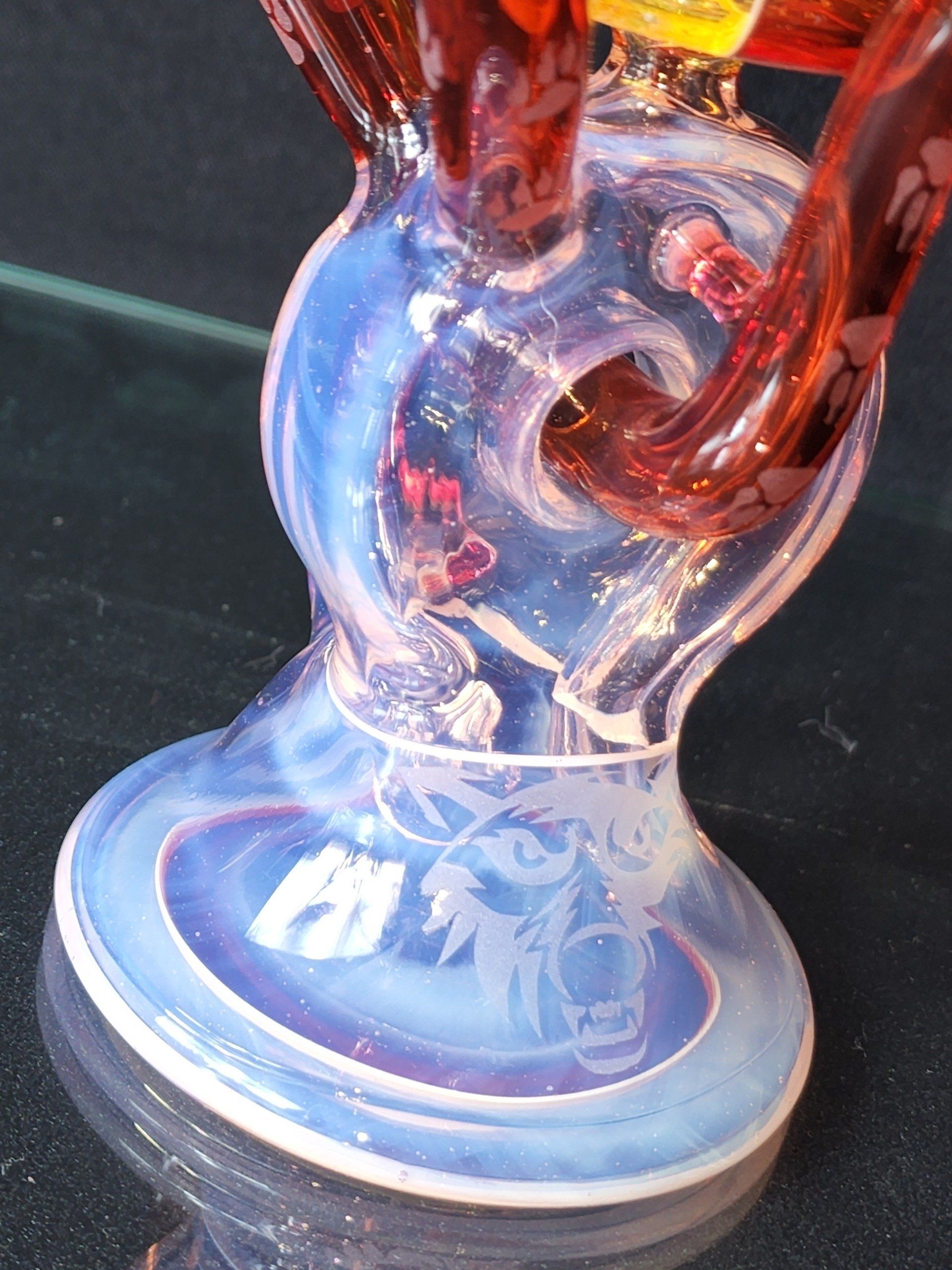 Wolfe Glass Triple Donut Recycler