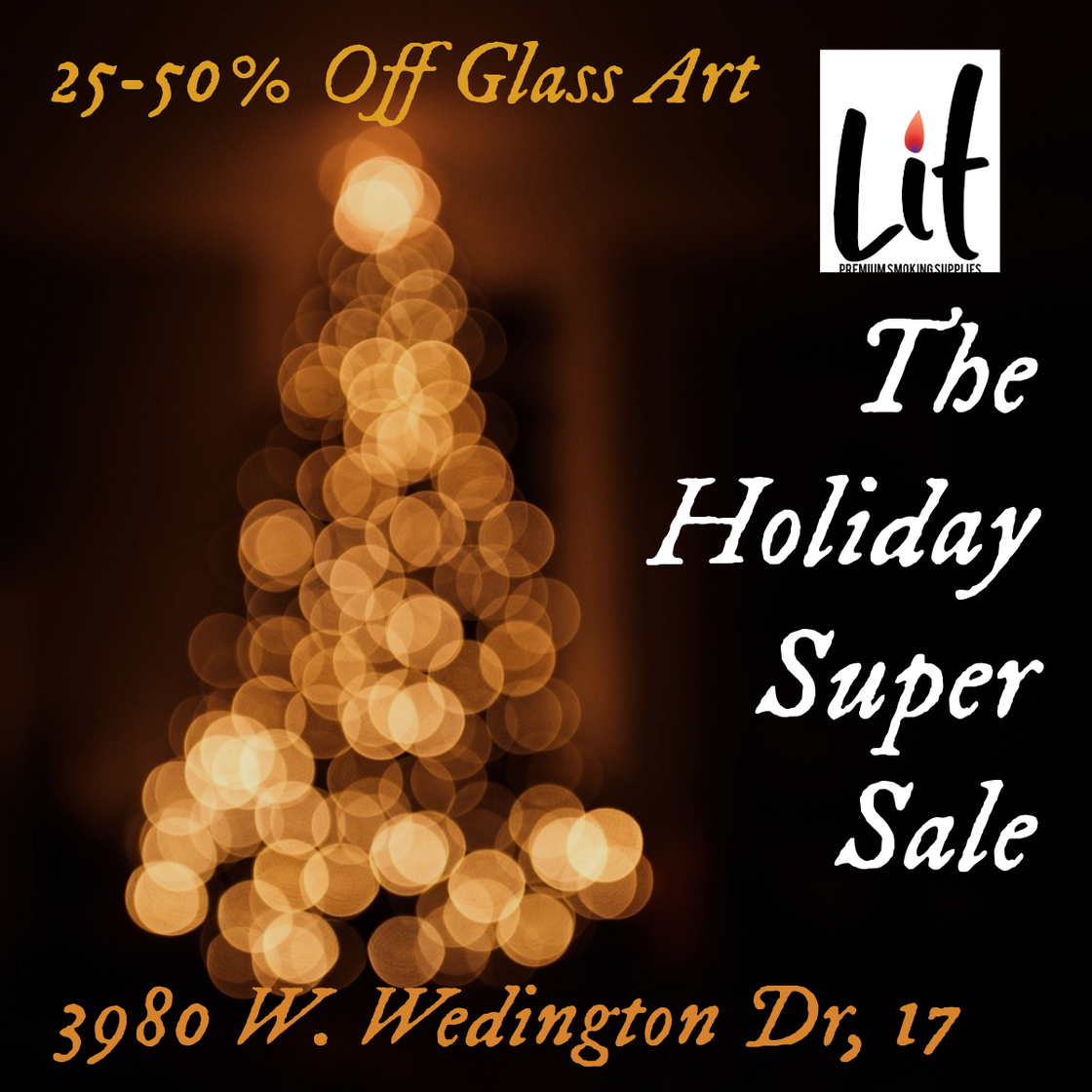 Holiday Super Sale Image 25-50% Off