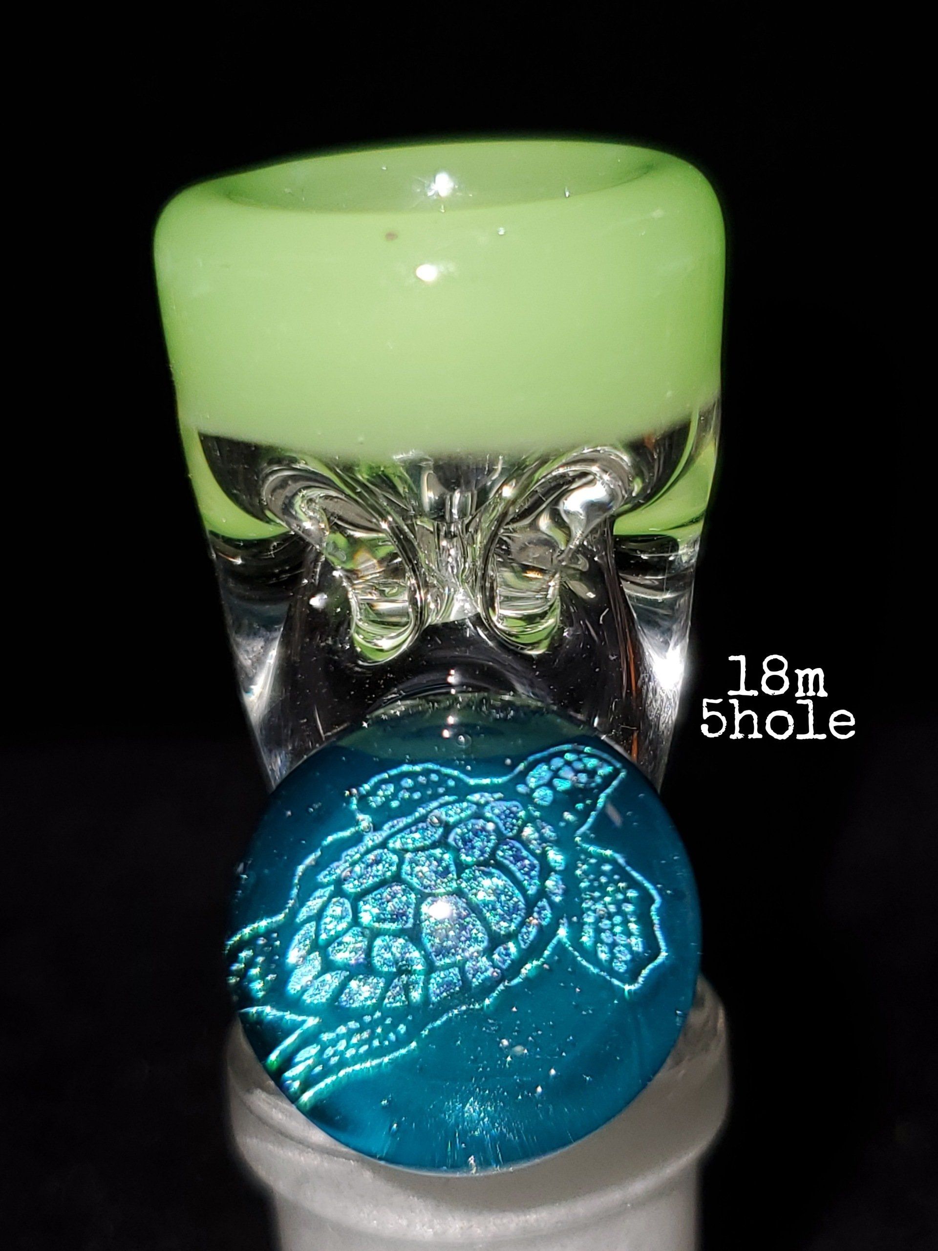 Black Tuna 18mm 5-hole color accent and millie bowl slide