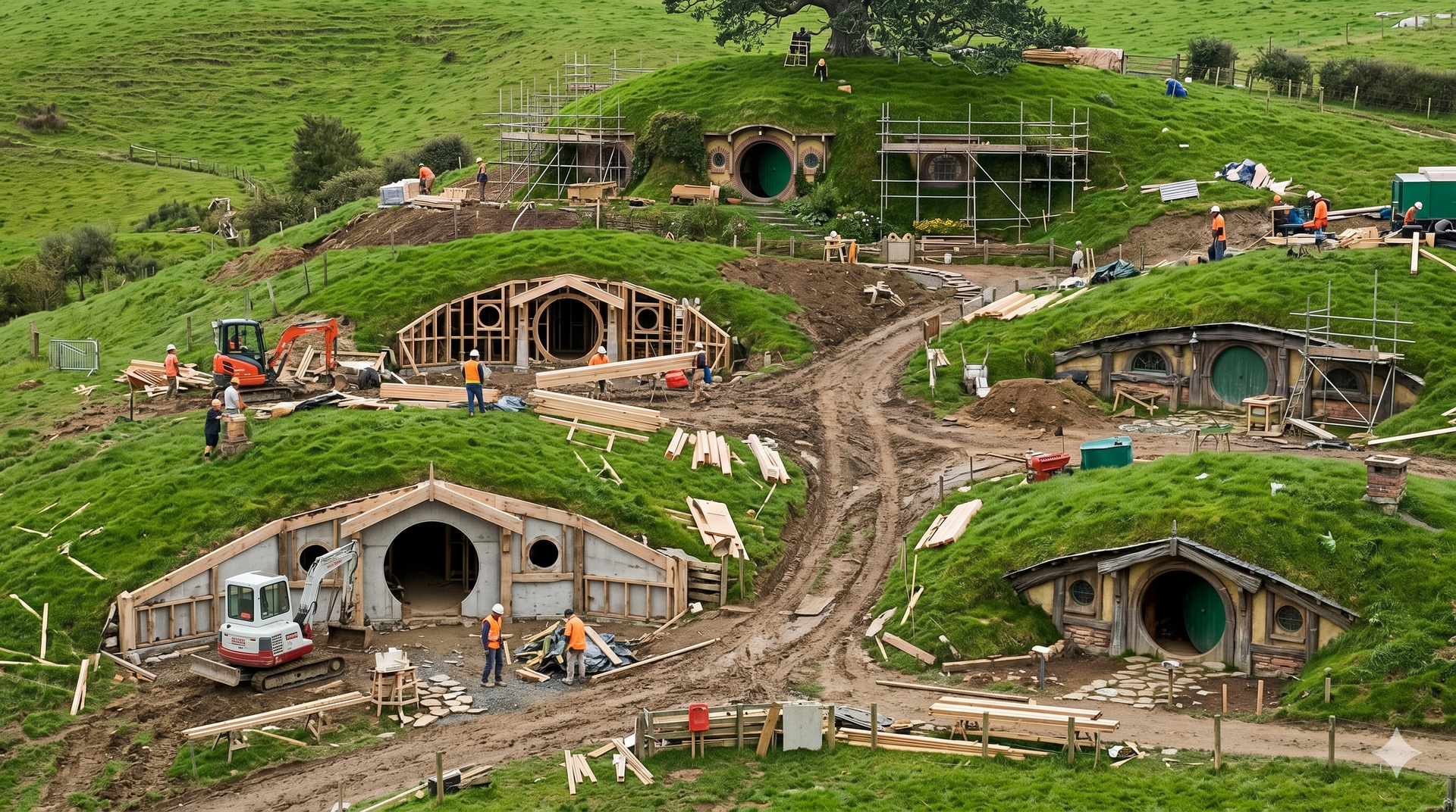 The Green Dragon Inn at Sunset