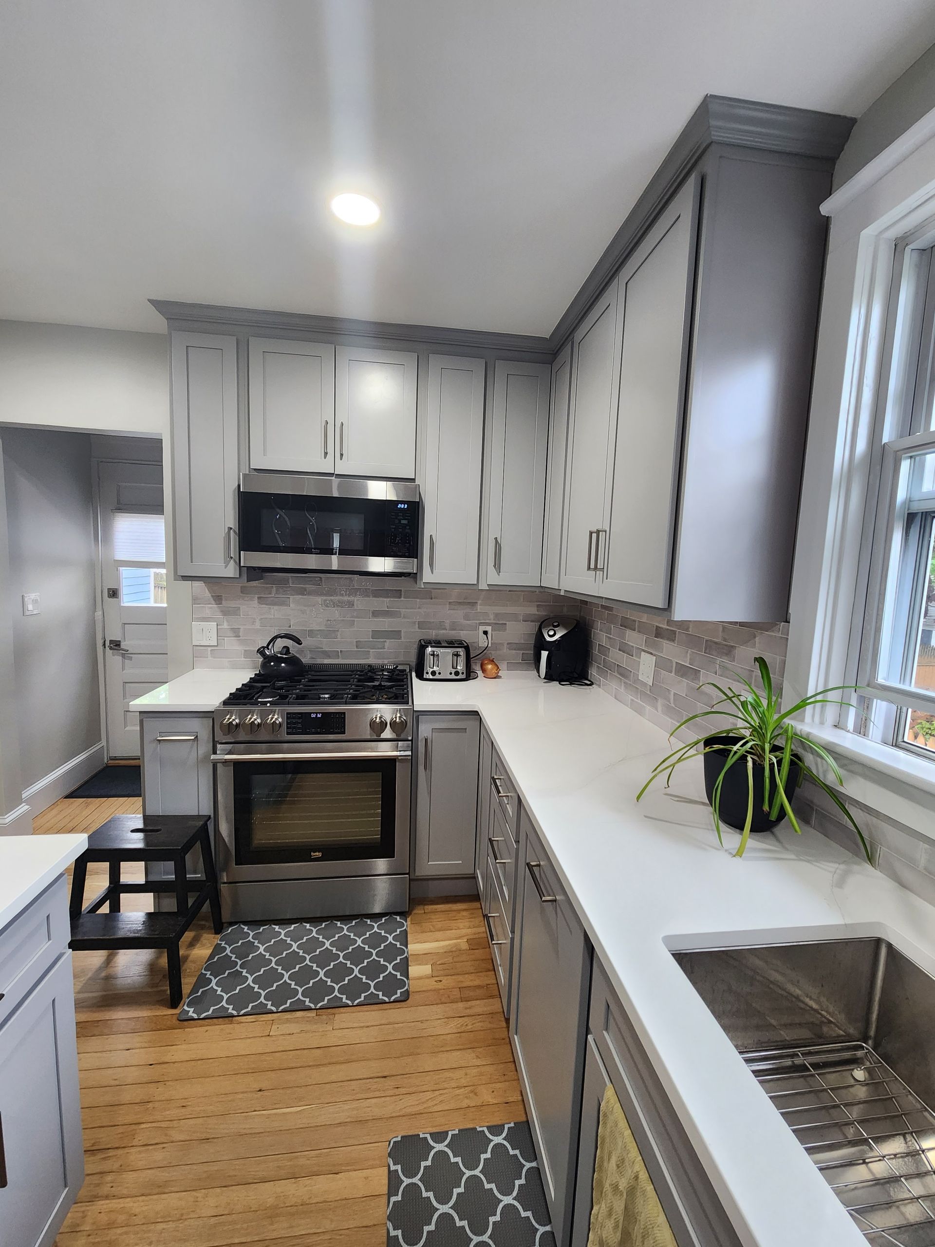 White Porch with Stairs — Smithfield, RI — Go Fixx It