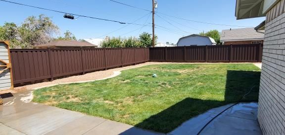 Professionally Installed Fence