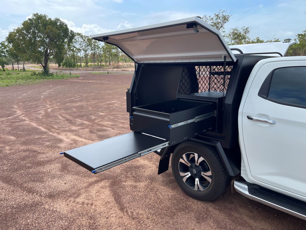 A Truck With a Canopy and a Drawer — Allycraft Modifications in Berrimah, NT