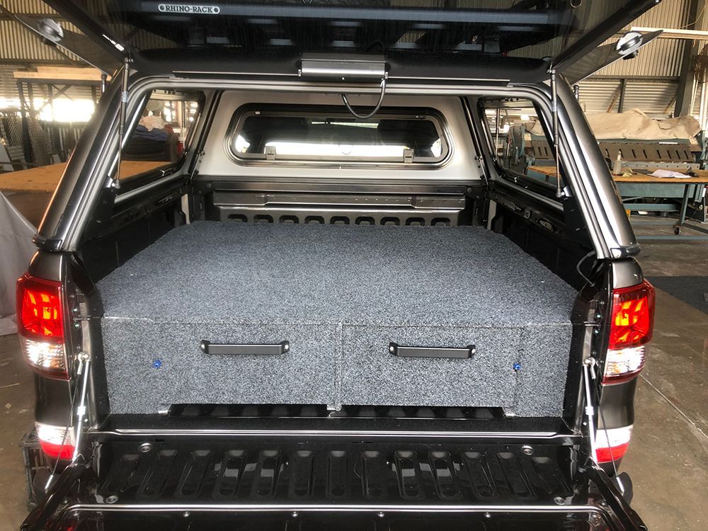 A Truck with a Canopy and Drawers in the Back — Allycraft Modifications in Berrimah, NT