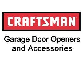 The craftsman logo is for garage door openers and accessories.