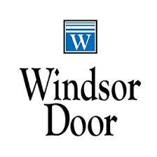 A windsor door logo on a white background