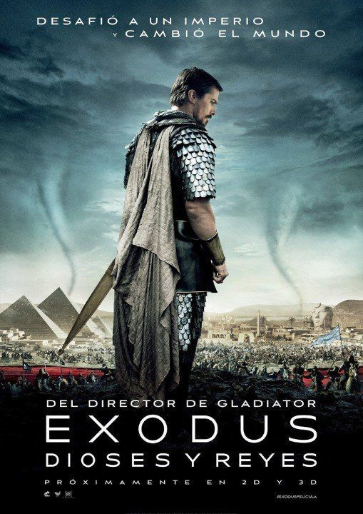 A movie poster for exodus dioses y reyes