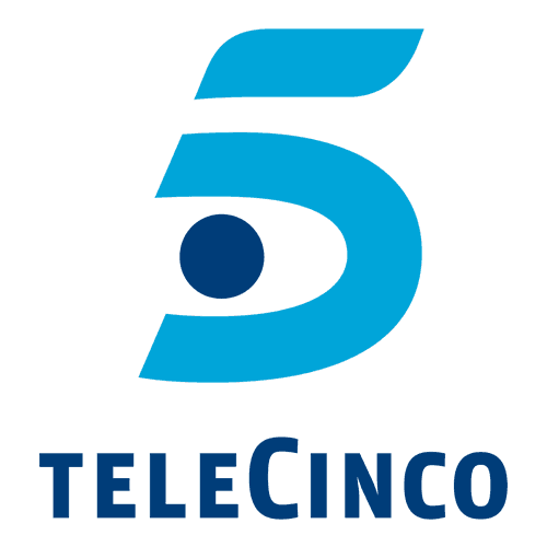 Un logo azul y blanco para Telecinco