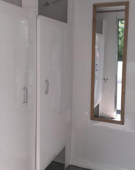 4 Station Room with Mirror — Woodstown, NJ — Central Septic Service LLC