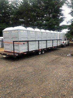 Multiple Restroom Rentals — Woodstown, NJ — Central Septic Service LLC