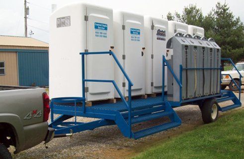 Portable Toilet Units with Inside Sink — Woodstown, NJ — Central Septic Service LLC