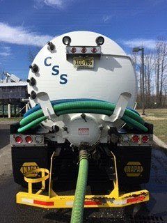 Loaded Tank — Woodstown, NJ — Central Septic Service LLC