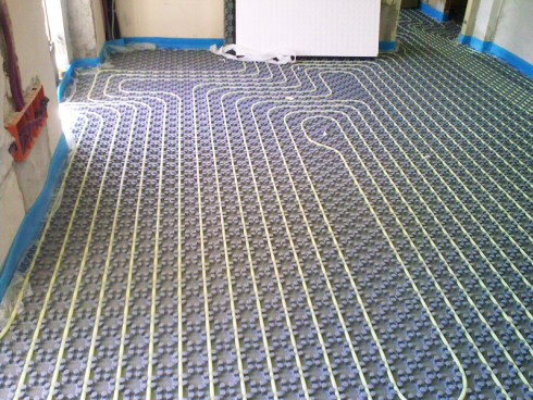 Impianto di riscaldamento a pavimento