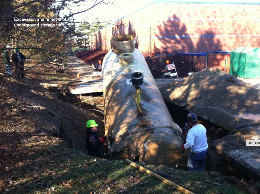 Removing Underground Storage Tank ─ Grove City, OH ─ Superior Petroleum Equip