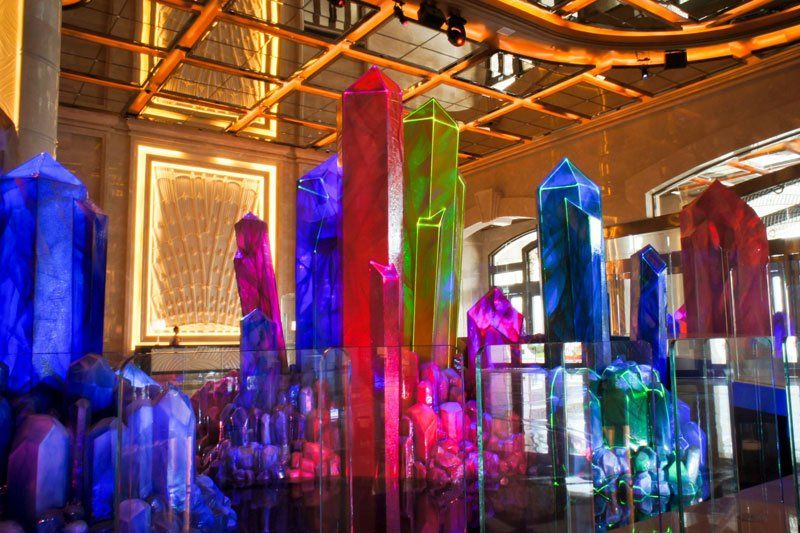 Ice Illusion custom design installed in the lobby of a casino in Macau captivating